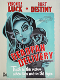 Deadpan Delivery, a Blue Boho blouse